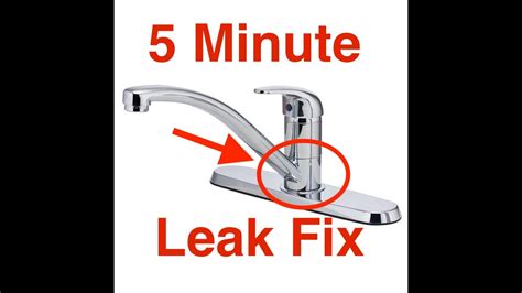 Help! My Faucet Leaks At Base When Turned On